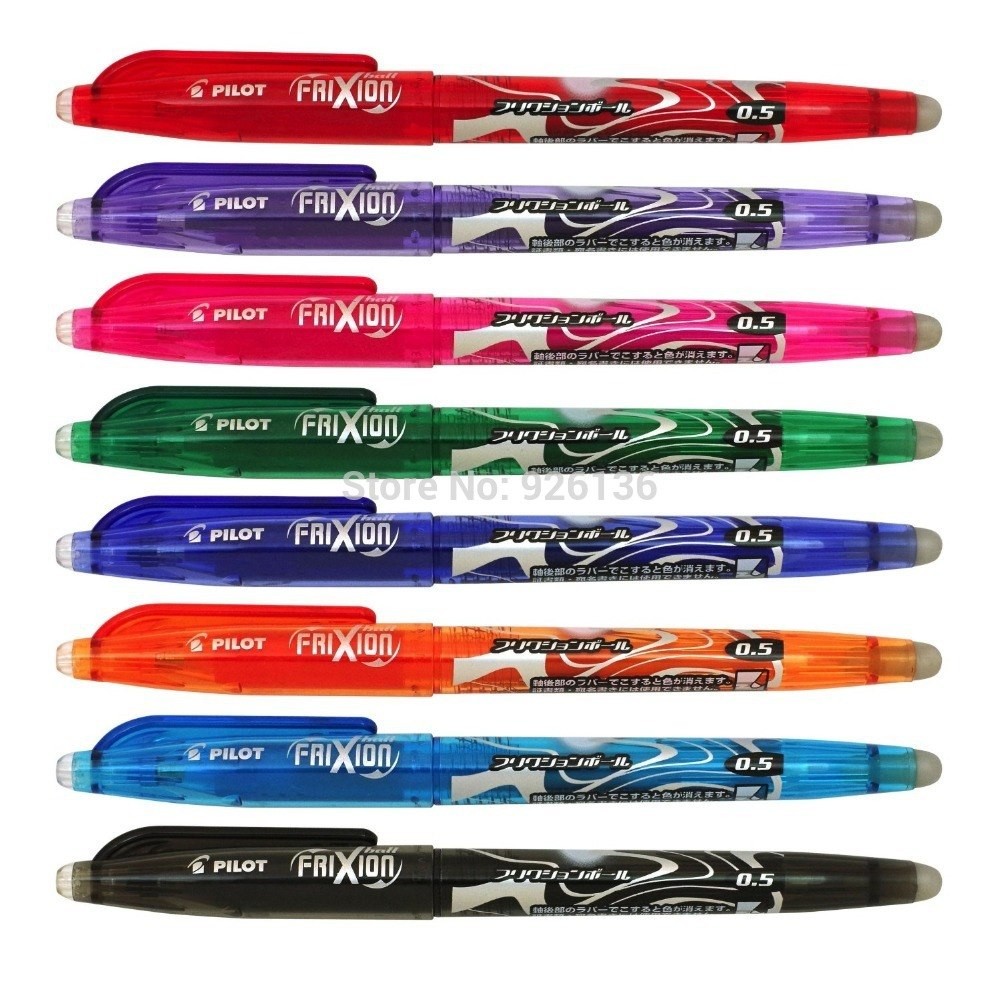 Caneta Que Apaga Pilot Frixion C 10 Cores Canetas Hidrograficas Canetinhas Escrita E Corretivos Papelaria Papelaria Lumivale
