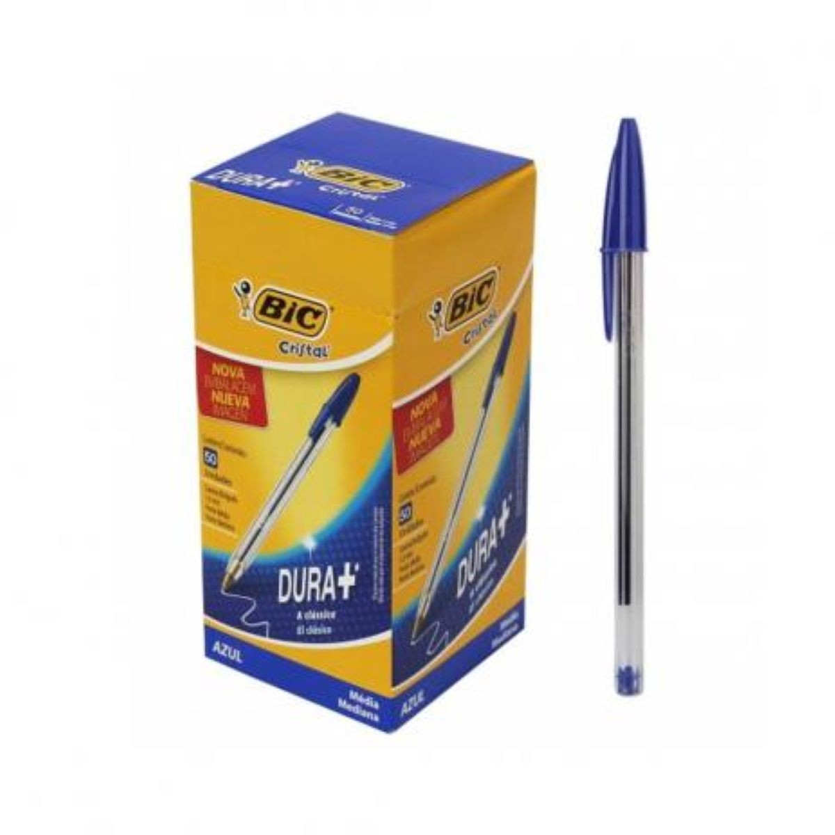 Caneta Bic Cristal Azul caixa c/50