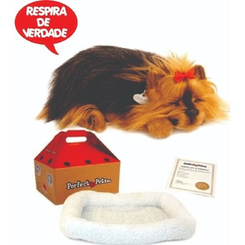 Filhote Pelúcia Yorkshire QueRespira Perfect Petzzz