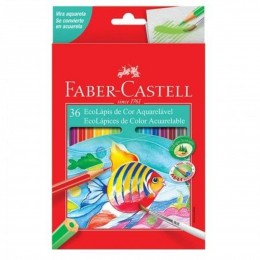 Lápis de Cor Aquarelável c/ 36 Cores - Faber-Castell