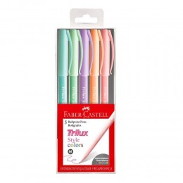 Caneta Faber Castell Trilux style Colors c/05