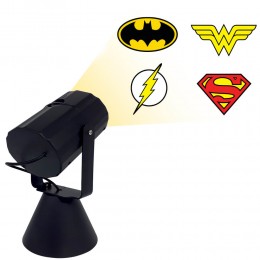 Luminaria projetor logos dos Super-heróis da DC