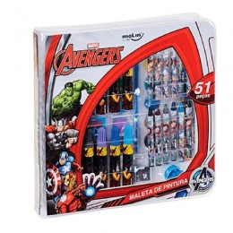 Maleta de Pintura Avengers 51 peças