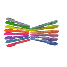 Caneta Marca Texto Pilot c/14 cores 8Neon+6Pastel