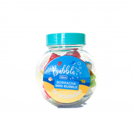 Borracha Mini Bubble - Pote com 20 unidades