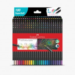 Lápis De Cor 100 Cores Supersoft Faber Castell