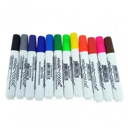 Marcador Magic Color Base Água 12 cores - 560-M