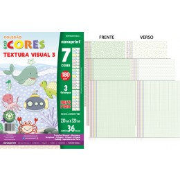 Papel Textura Visual Ecocores n.03  marca novaprint 