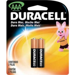 Pilha Duracell Alcalina AAA C/2 unidades