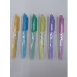 Caneta Marca Texto Pilot Apagavel Frixion Pastel c/06 cores