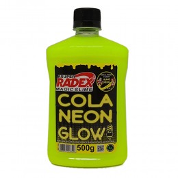Cola Radex para Slime 500g Neon Glow Amarelo 