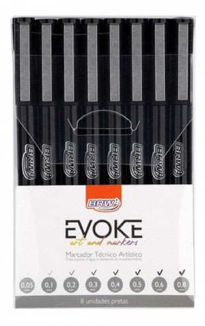 Caneta Nankin Evoke BRW C/8 Pontas