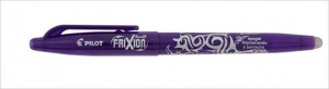 Caneta que Apaga Pilot Frixion Fr7-V-Roxa